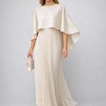 Women's Pleated Chiffon Maxi Dress | Ingoldsby_1