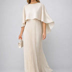 Women's Pleated Chiffon Maxi Dress | Ingoldsby_1