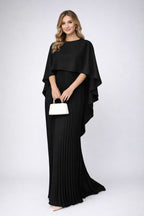 Women's Pleated Chiffon Maxi Dress | Ingoldsby_2