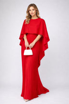 Women's Pleated Chiffon Maxi Dress | Ingoldsby_3