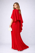 Women's Pleated Chiffon Maxi Dress | Ingoldsby_6