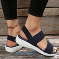 Women's Cushioned Elastic Strap Sandals | Hyacinth_2