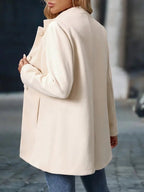 Women's Stand Collar Mid Length Coat | Patience_4