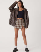 Women's Oversized Faux Leather Bomber Jacket | Wardlow_2