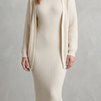 Women's Ribbed Knit Dress and Cardigan Set | Beauchamp_1