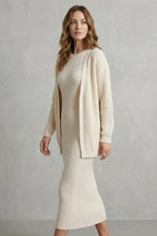 Women's Ribbed Knit Dress and Cardigan Set | Beauchamp_3