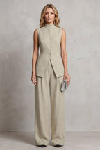 Women's Sleeveless Wide Leg Pant Set | Bickleigh_16