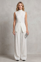 Women's Sleeveless Wide Leg Pant Set | Bickleigh_6