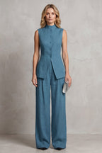 Women's Sleeveless Wide Leg Pant Set | Bickleigh_8