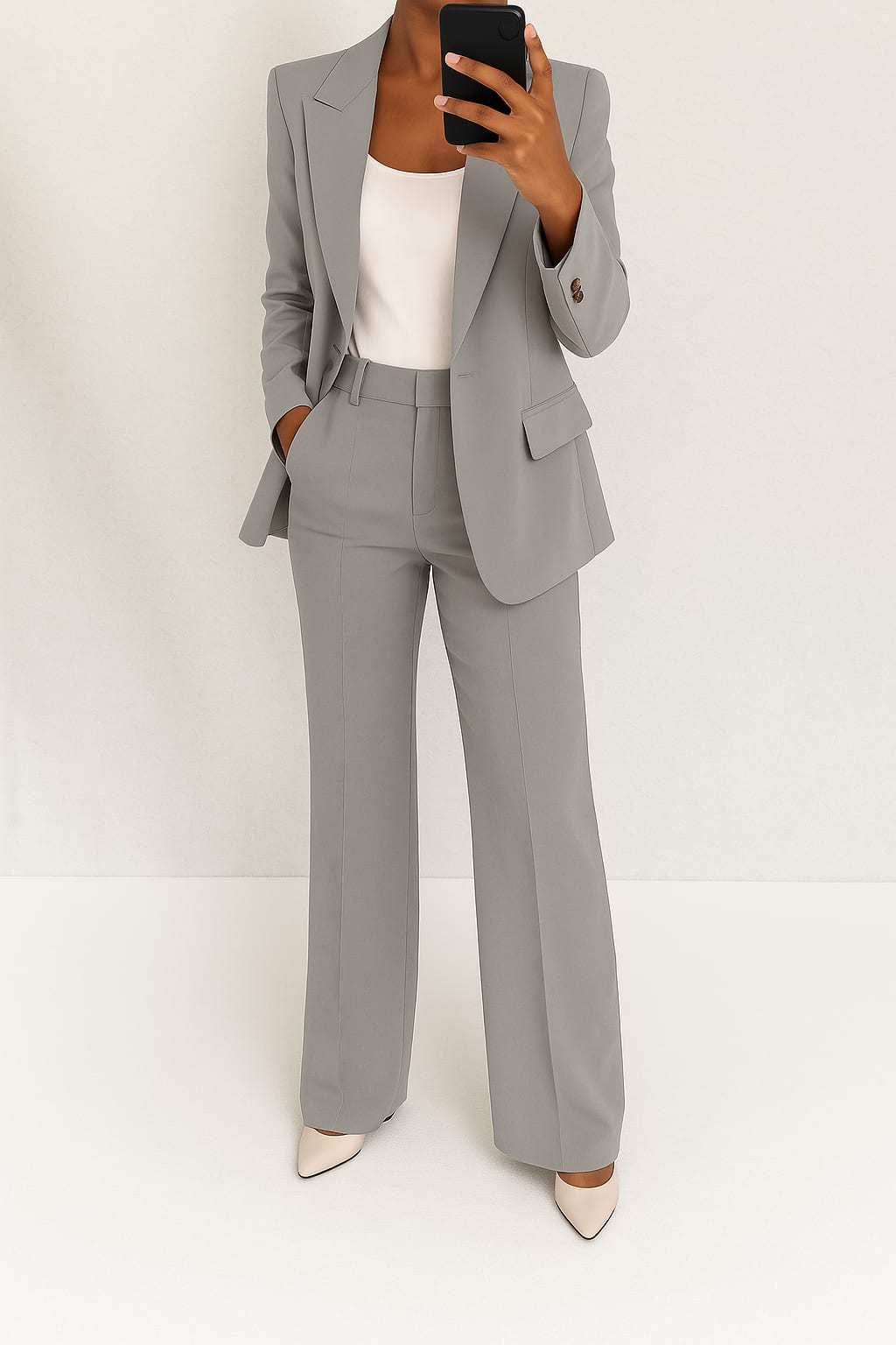 Women's Tailored Two Piece Pant Suit | Crawley_2