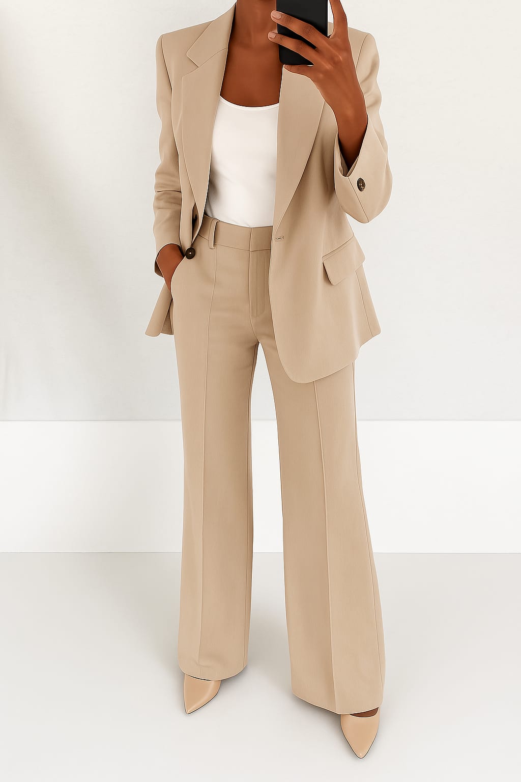 Women's Tailored Two Piece Pant Suit | Crawley_3