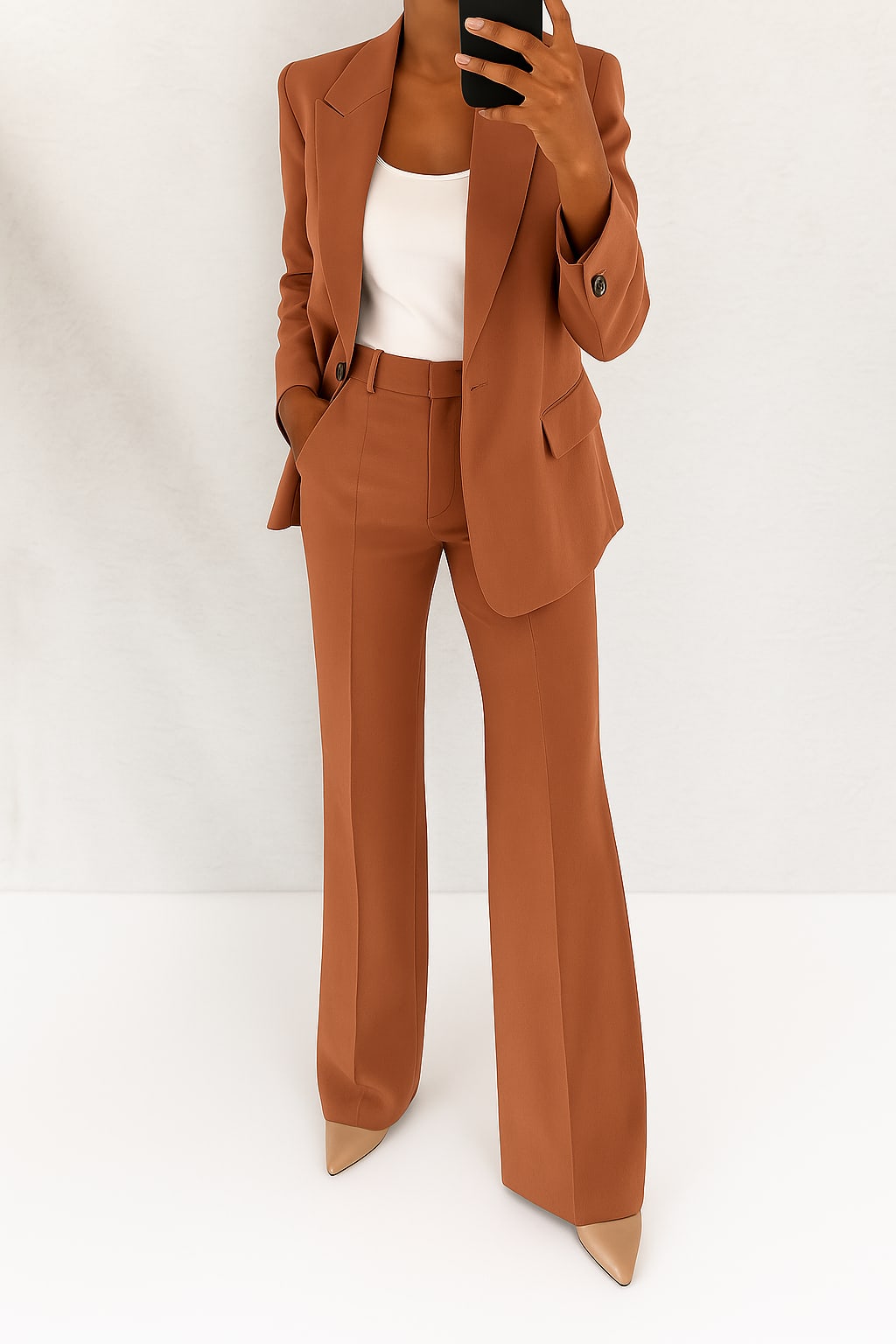 Women's Tailored Two Piece Pant Suit | Crawley_4