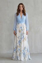Women's Floral Chiffon Maxi Dress | Ashdown_2