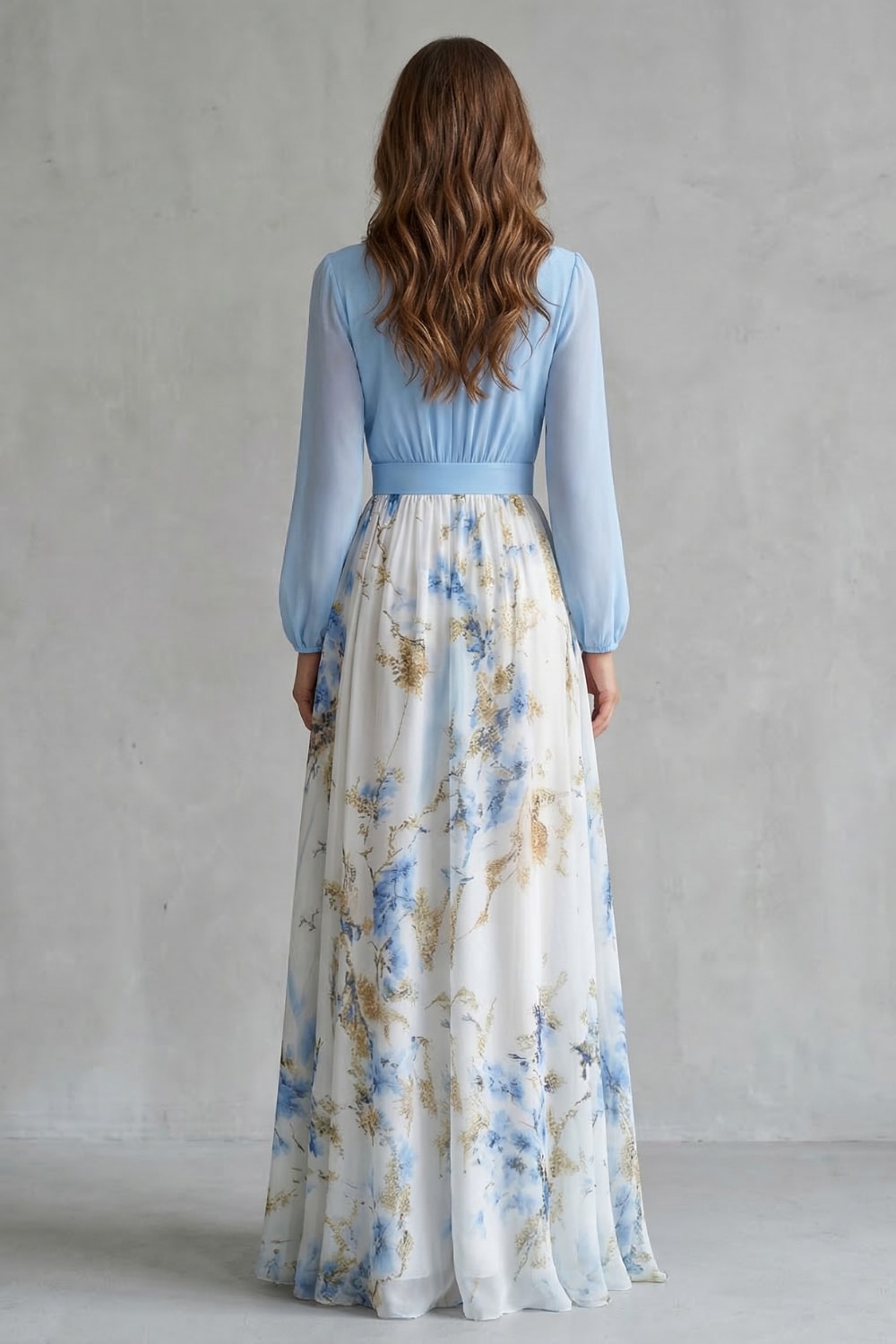 Women's Floral Chiffon Maxi Dress | Ashdown_4