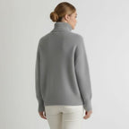 Women's Oversized Cashmere Blend Turtleneck | Wilhelmina_13