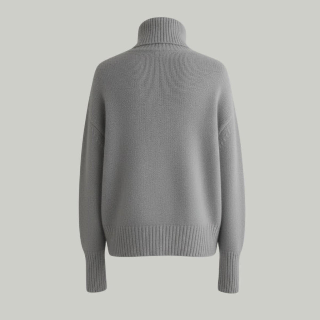 Women's Oversized Cashmere Blend Turtleneck | Wilhelmina_15