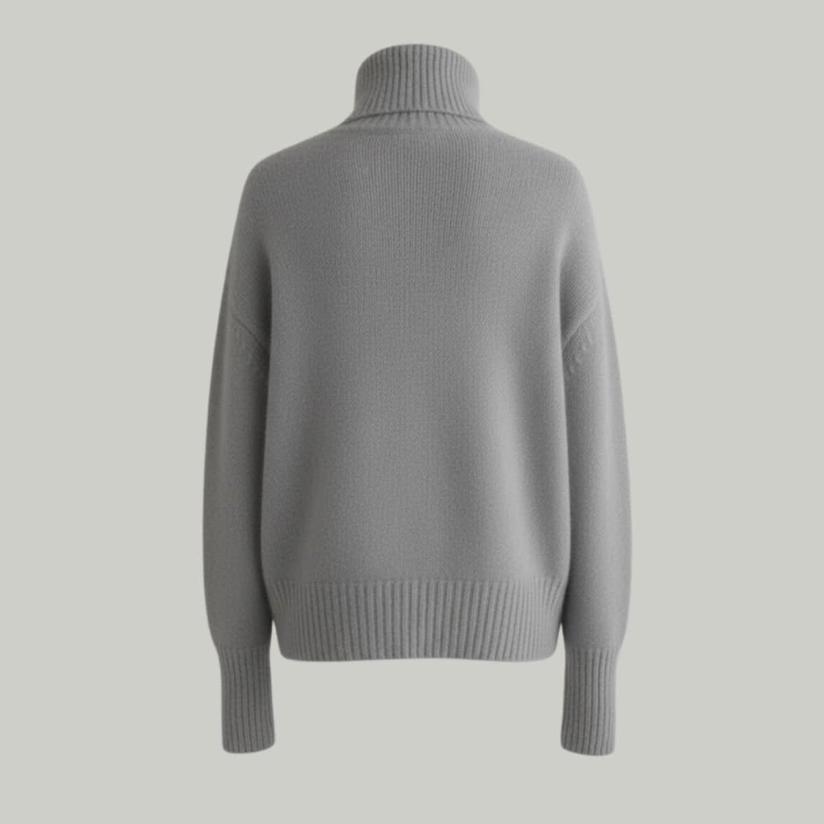Women's Oversized Cashmere Blend Turtleneck | Wilhelmina_15