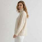 Women's Oversized Cashmere Blend Turtleneck | Wilhelmina_2