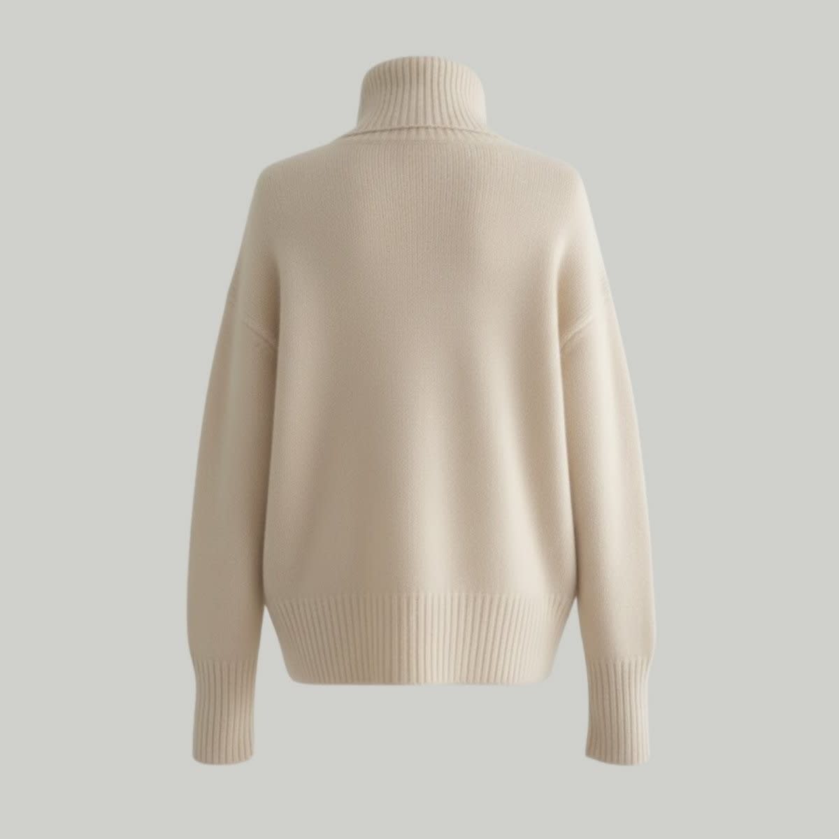 Women's Oversized Cashmere Blend Turtleneck | Wilhelmina_5