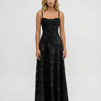 Women's Corset Bodice Maxi Dress | Trelawney_1