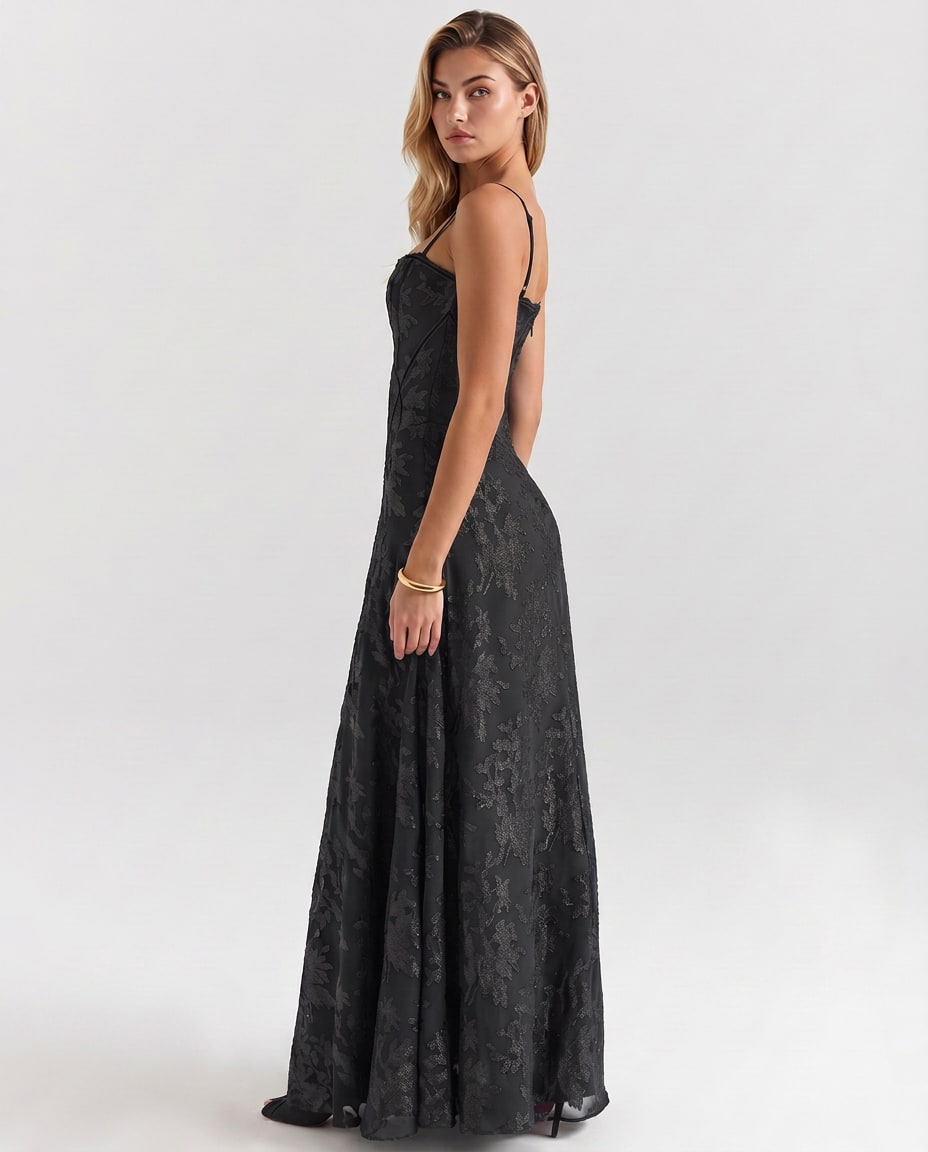 Women's Corset Bodice Maxi Dress | Trelawney_3