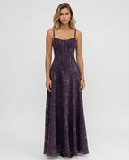 Women's Corset Bodice Maxi Dress | Vashti_4