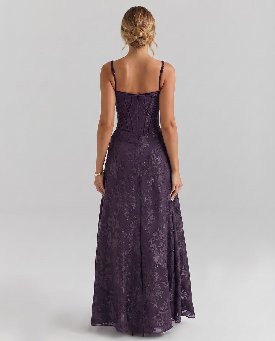 Women's Corset Bodice Maxi Dress | Trelawney_5