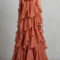 Women's Strapless Ruffle Maxi Dress | Barrowby_1