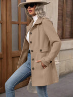 Women's Single Breasted Tailored Coat | Greer_13