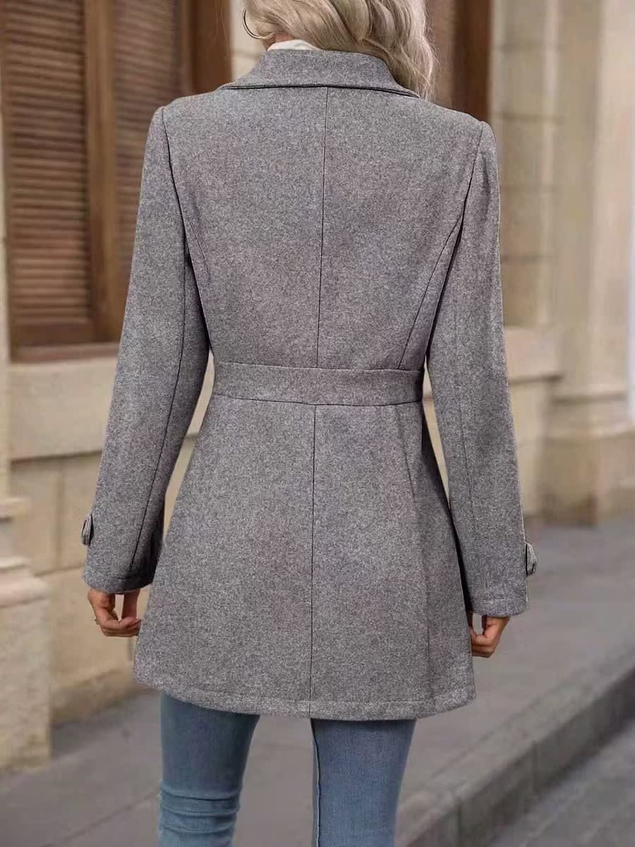 Women's Single Breasted Tailored Coat | Greer_22