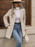 Women's Single Breasted Tailored Coat | Greer_6