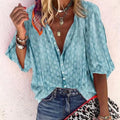 Women's Lightweight Button Front Blouse | Zenobia_2