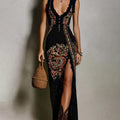 Women's Sleeveless Paisley Maxi Dress | Haverleigh_1