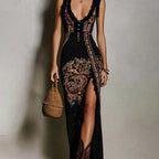 Women's Sleeveless Paisley Maxi Dress | Haverleigh_1