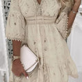 Women's Boho Lace Mini Dress | Zipporah_1