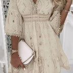 Women's Boho Lace Mini Dress | Zipporah_1