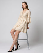 Women's Boho Lace Mini Dress | Zipporah_3