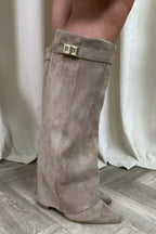 Women's Pointed Toe Knee High Boots | Everild_2