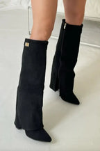 Women's Pointed Toe Knee High Boots | Everild_5