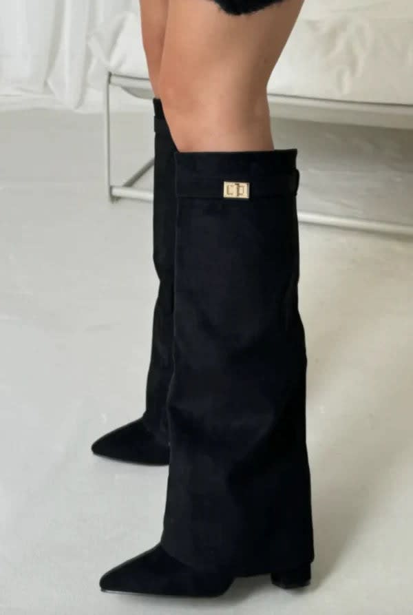 Women's Pointed Toe Knee High Boots | Everild_6