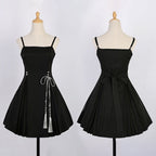 Women's Sheer Blouse and Pleated Slip Dress Set | Oakworth_11