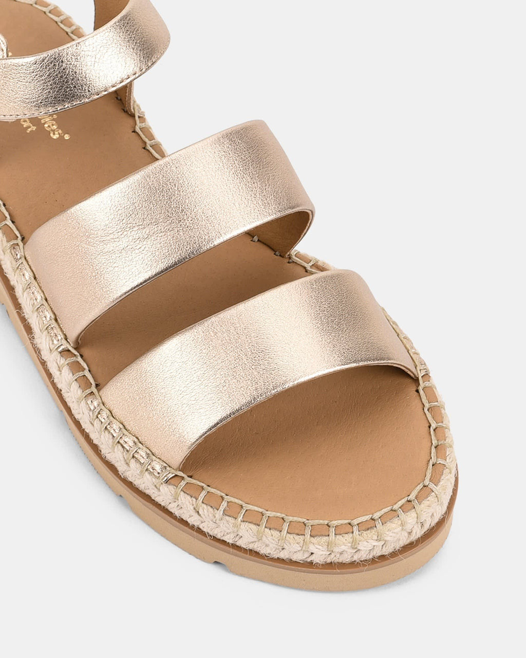 Women's Metallic Espadrille Platform Sandals | Sorcha_3
