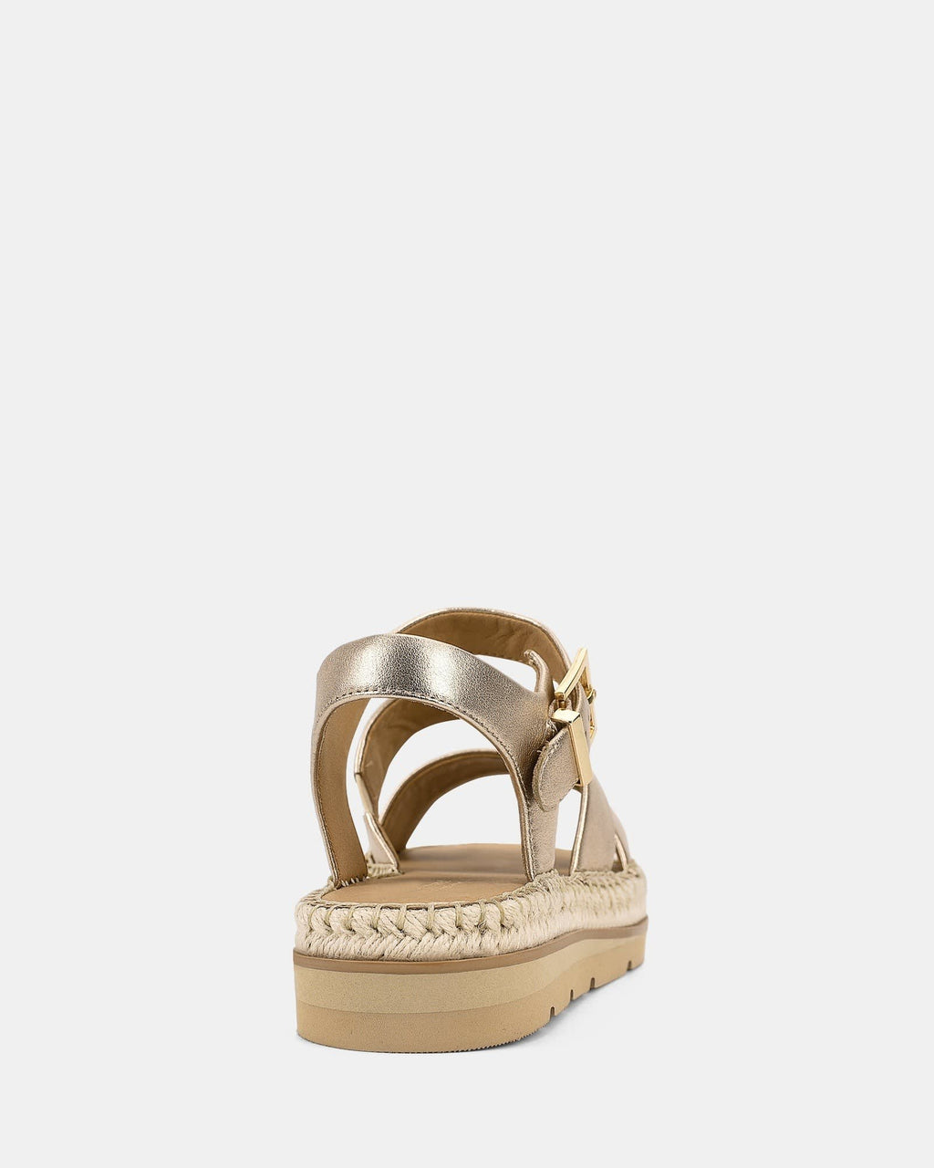 Women's Metallic Espadrille Platform Sandals | Sorcha_4