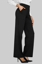 Women's High Waist Jersey Trousers | Bramleigh_10