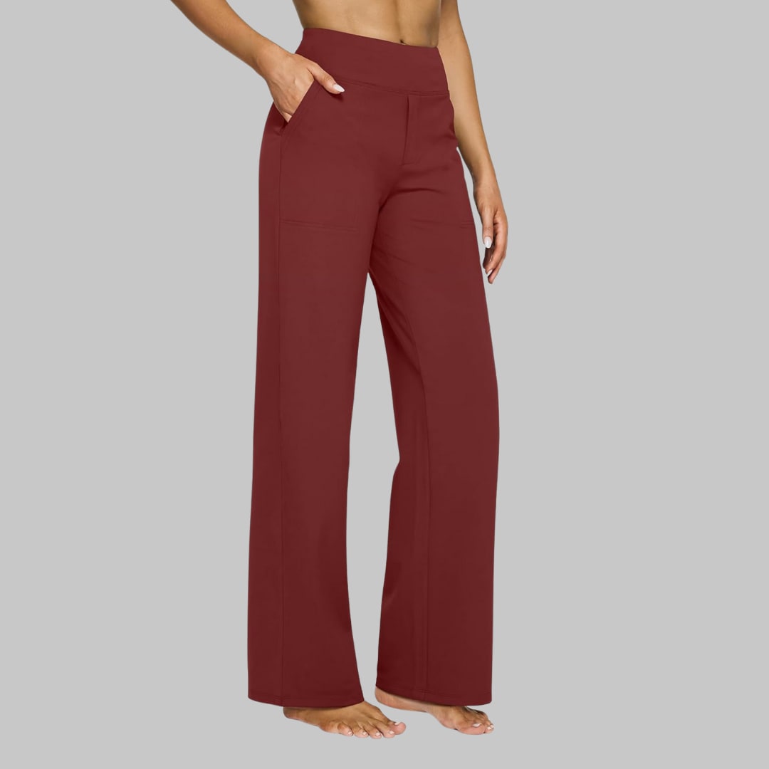 Women's High Waist Jersey Trousers | Bramleigh_11
