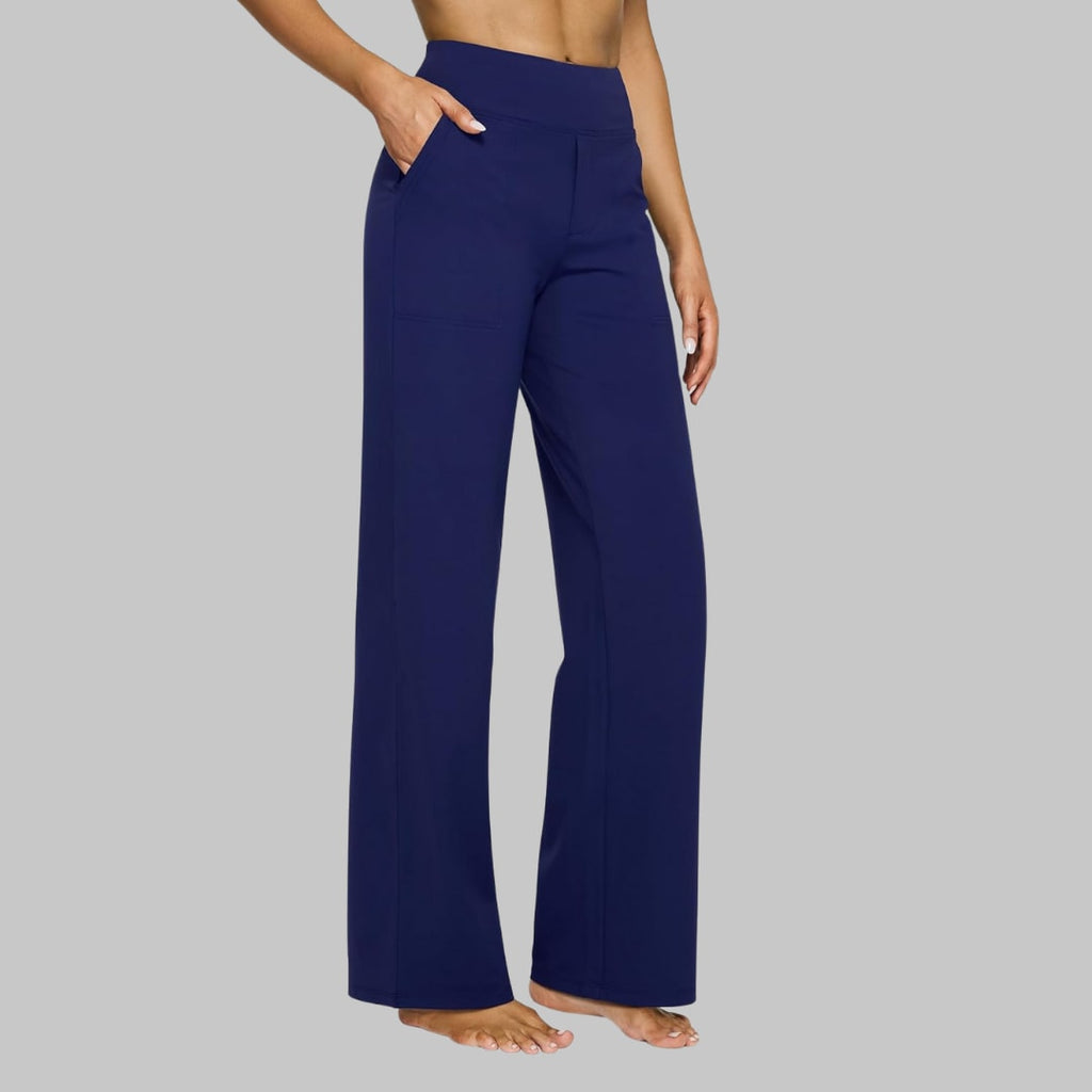Women's High Waist Jersey Trousers | Bramleigh_12
