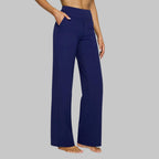 Women's High Waist Jersey Trousers | Bramleigh_12