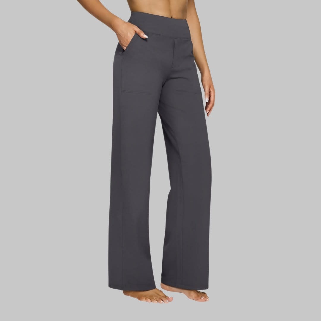 Women's High Waist Jersey Trousers | Bramleigh_6