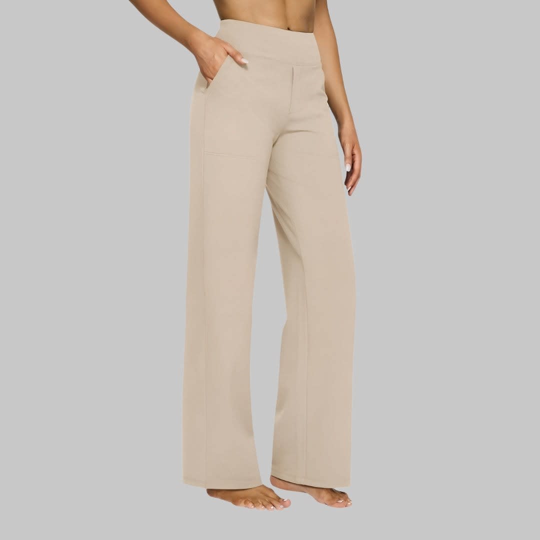 Women's High Waist Jersey Trousers | Bramleigh_7