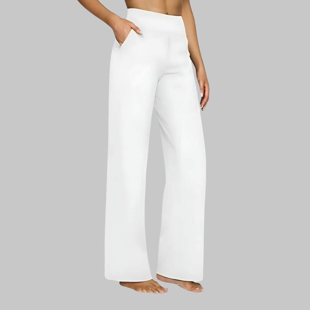 Women's High Waist Jersey Trousers | Bramleigh_8
